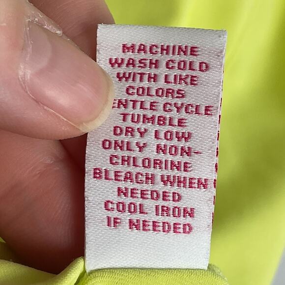 Lillie Green Womens Golf Polo Three Quarter Button Down 1XL - Picture 6 of 13